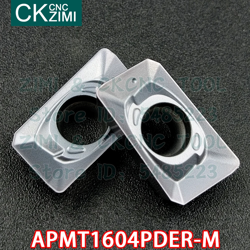 Imagem -06 - Apmt 1604 Pder m Inserções de Carboneto de Ombro Inserções de Trituração Ferramentas Cnc Torno de Metal Ferramentas Indexáveis para Aço Apmt1604pder-m Zm2125
