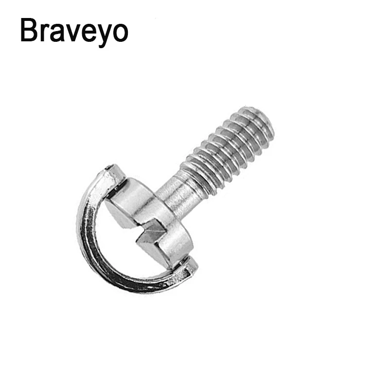 Camera 1/4-20 Inch Screw Tripod Monopod Quick Release Mount Screw D-ring Long Thread For Dslr Ballhead Mobile Phone Holder