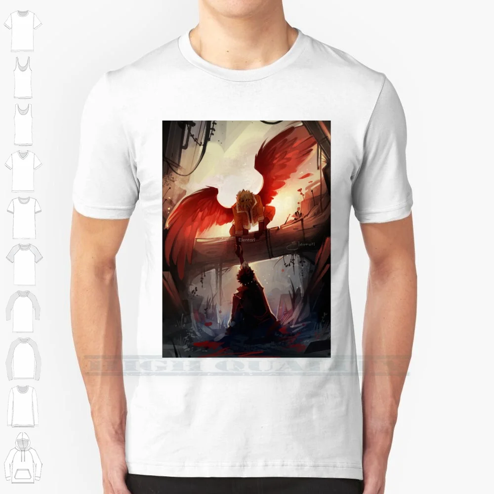 Don't Let Me Down 100% Cotton T Shirt Hawks Dabi Bnha Tee Short Sleeve Long Sleeve Gift