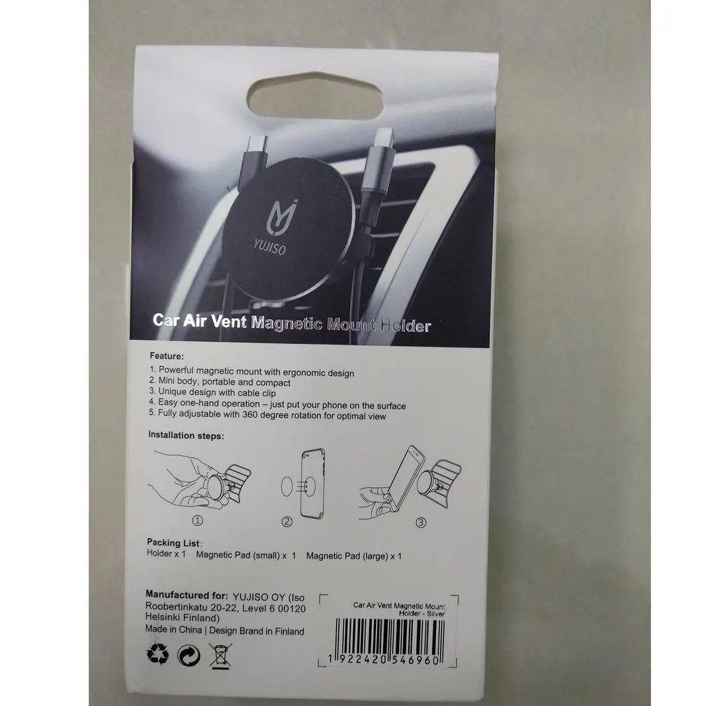 Navigation Car Phone Holder Automotive Magnetic Air Outlet Magnet Magnetic Car Air Conditioning Port Navigation Bracket