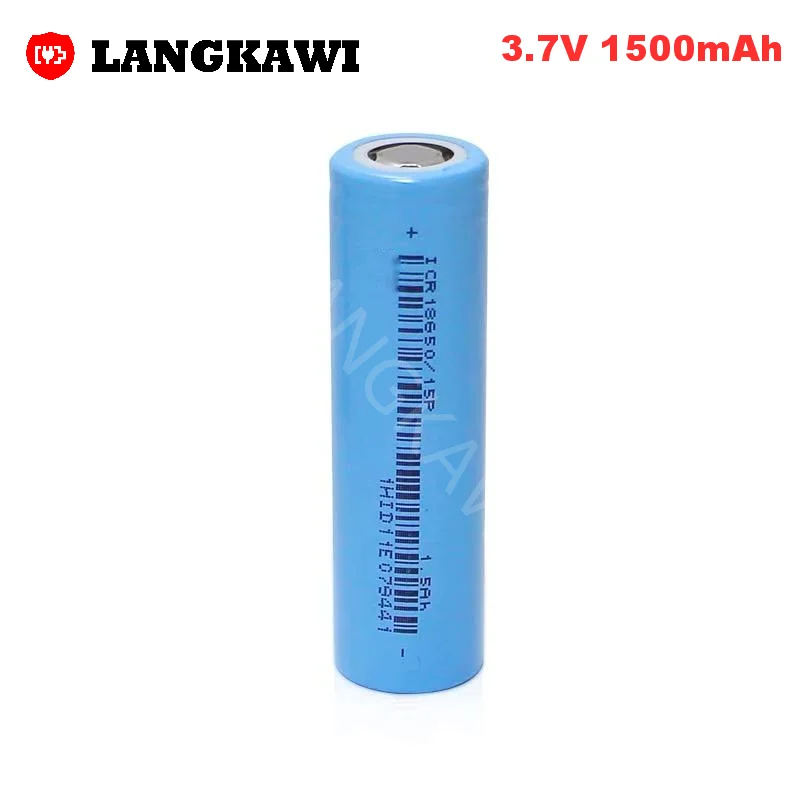 high current rechargeable lithium ion battery 3.7V1500mah 18650 battery for flashlight power tools Electric scooter