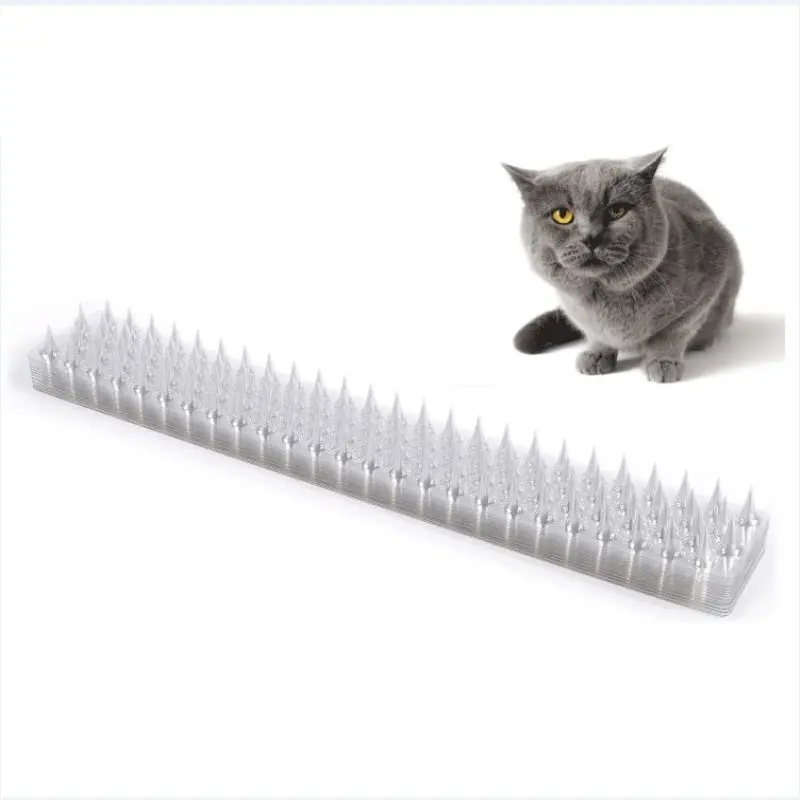 1Pcs Fence Wall Spikes Cat Animal Repellent Anti Theft Walls Sheds Stop Plastic Repeller For Garden Fences Invader Bird Dog