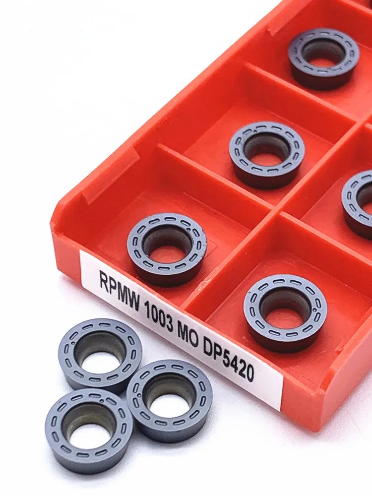RPMW1003 MO DP5320 DP5420 inserti in metallo duro utensile da tornio per tornio RPMW 1003 DP 5320/5420 utensili da taglio per macchine al tungsteno CNC