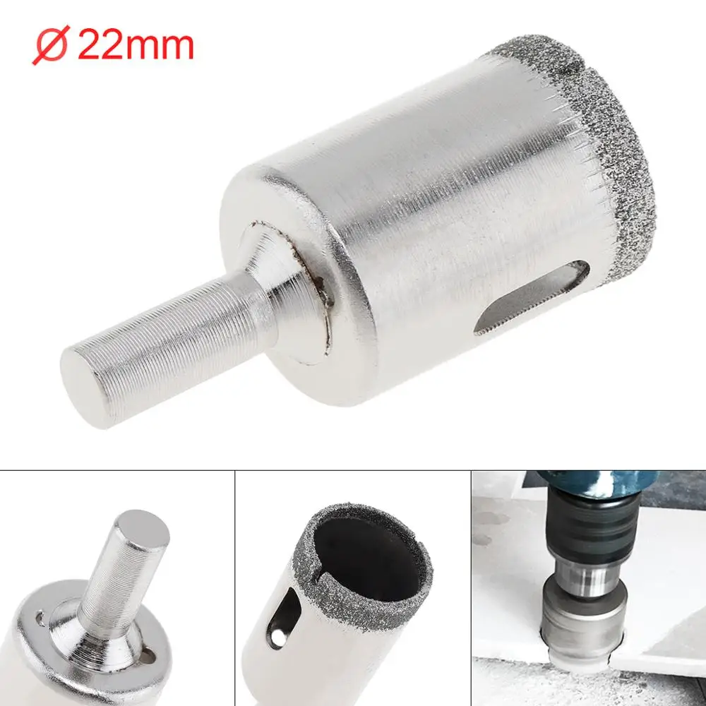 Diamond Core Hole Saw 6/8/10/12/14/16/18/20/22/25Mm Boor Kit Houtbewerking Gat Opener Gereedschap Hout Cirkel Gatenzaag