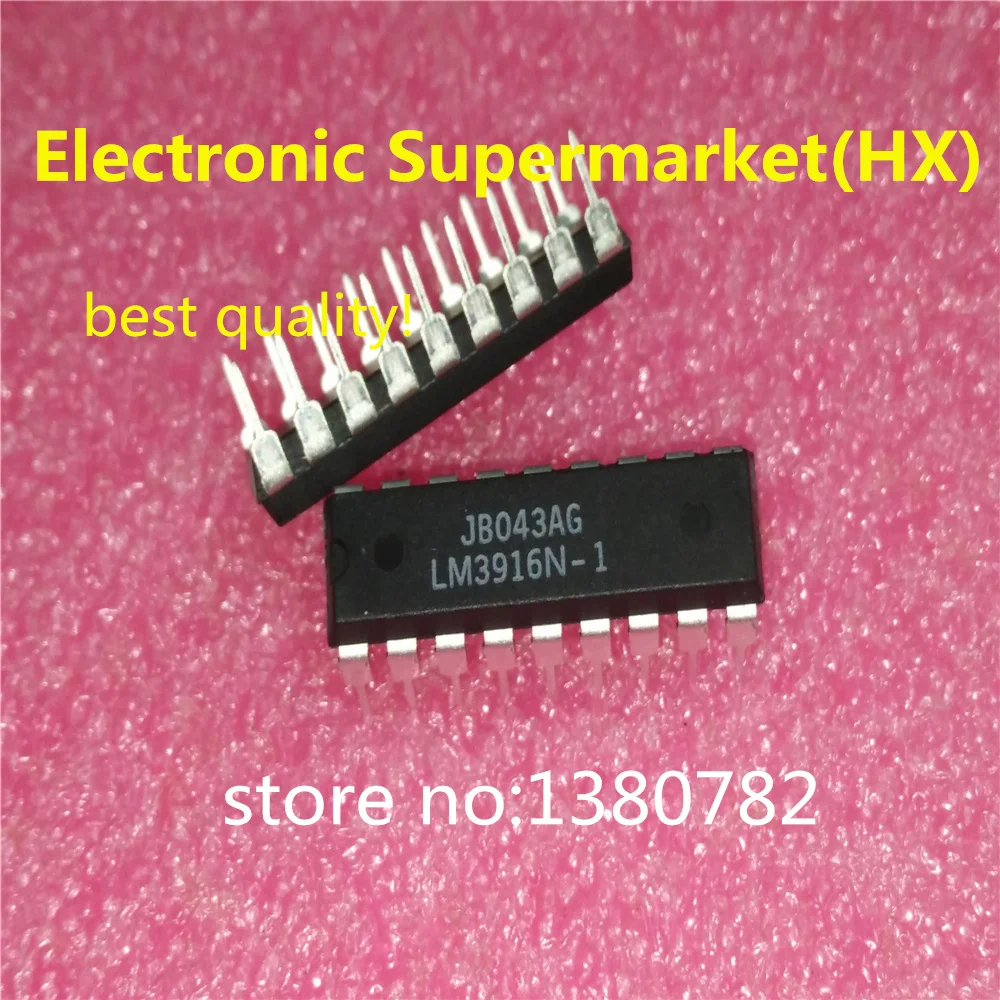 

Free shipping 50pcs/lots LM3916N-1 LM3916N LM3916 DIP-18 IC In stock!