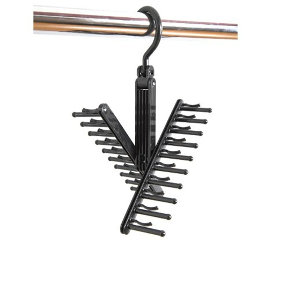 Creative Verstelbare 360 Graden Roterende Tie Rack Riem Sjaal Stropdassen Hanger Holder Closet Organizer