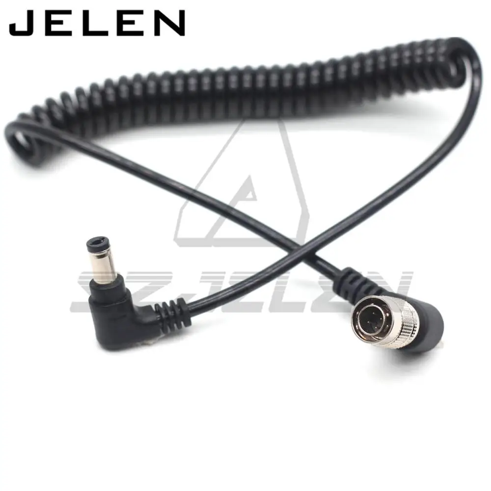 DC2.5 to Hirose 4 pin Right angle elbow plug for Sound Devices 688 633 Zoom F8 Power Cable ZAXCOM