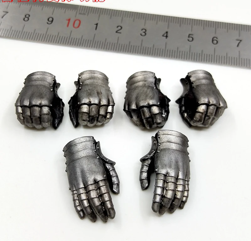 TBLeague PL2020-173B 1/6th Hand Model 6PCS/SET Model Knight Of Fire Silver Version For Mostly 12 inch Women Doll Accessories