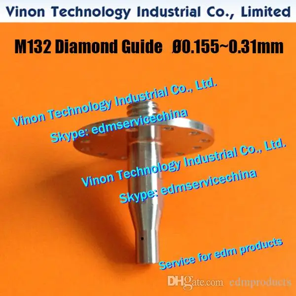 M132 Wire Guide Ø0.155mm X053C834G52 Upper for Mitsubishi SX.SB.SZ.CX.FX.FA machine X053-C834-G52, DA765A, DA76500 edm diamond