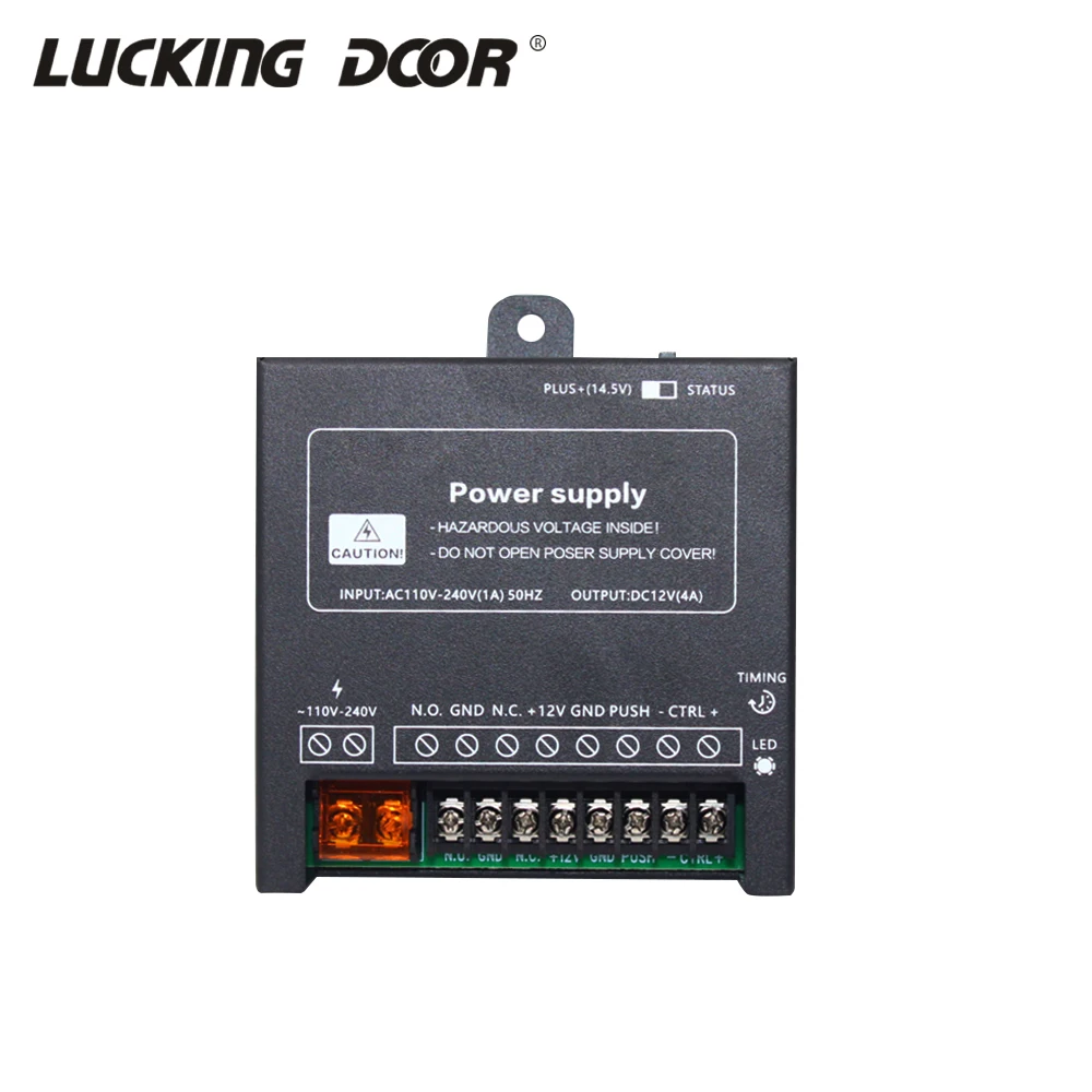 

DC 12V Door Access Control system Switch Power Supply 4A / AC 110~240V RFID Fingerprint Access Control System