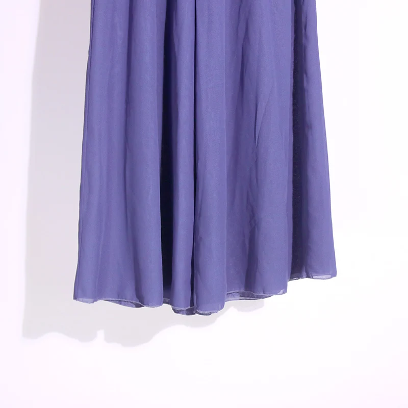 Vestito da pratica di danza del ventre piedi a grappolo allentati culotte di danza classica in Chiffon FFF05