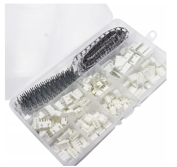 560pcs XH2.54 2p 3p 4p 5 pin 2.54mm Pitch Terminal Kit / Housing / Pin Header JST Connector Wire Connectors Adaptor XH DIY Kits