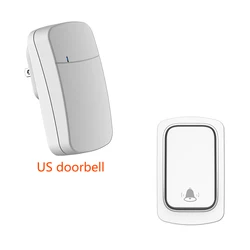 Wireless Doorbell Music Waterproof Doorbell Self-powered Remote Control U.S. Regulations No Battery No Wiring