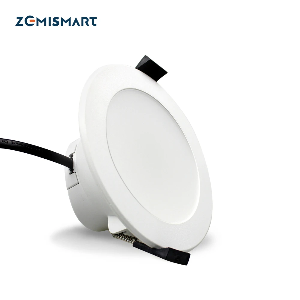 

Zemismart 3.5 inch Tuya BLE RGBCW Led Downlight Voice Control Alexa Echo Dot Spot Show Google Home Assistant