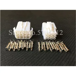 5set 12 Hole Female And Male Small Tamiya Connector Kits Mini Tamiya EL 4.5MM Socket Plug With 12 Way 12 Pin