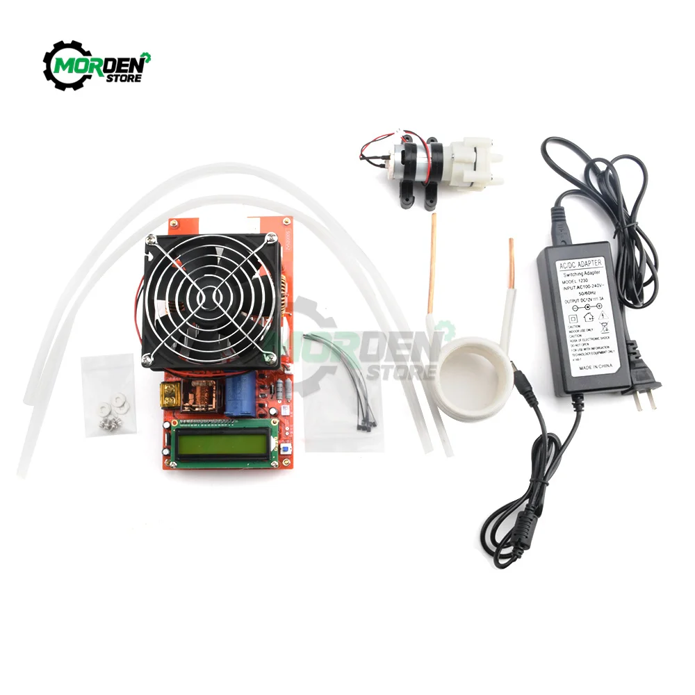 ZVS 2000W Electric Melt Metal Induction Heater Module Temperature Protection Generator High Voltage Board With Coil Driver Tool