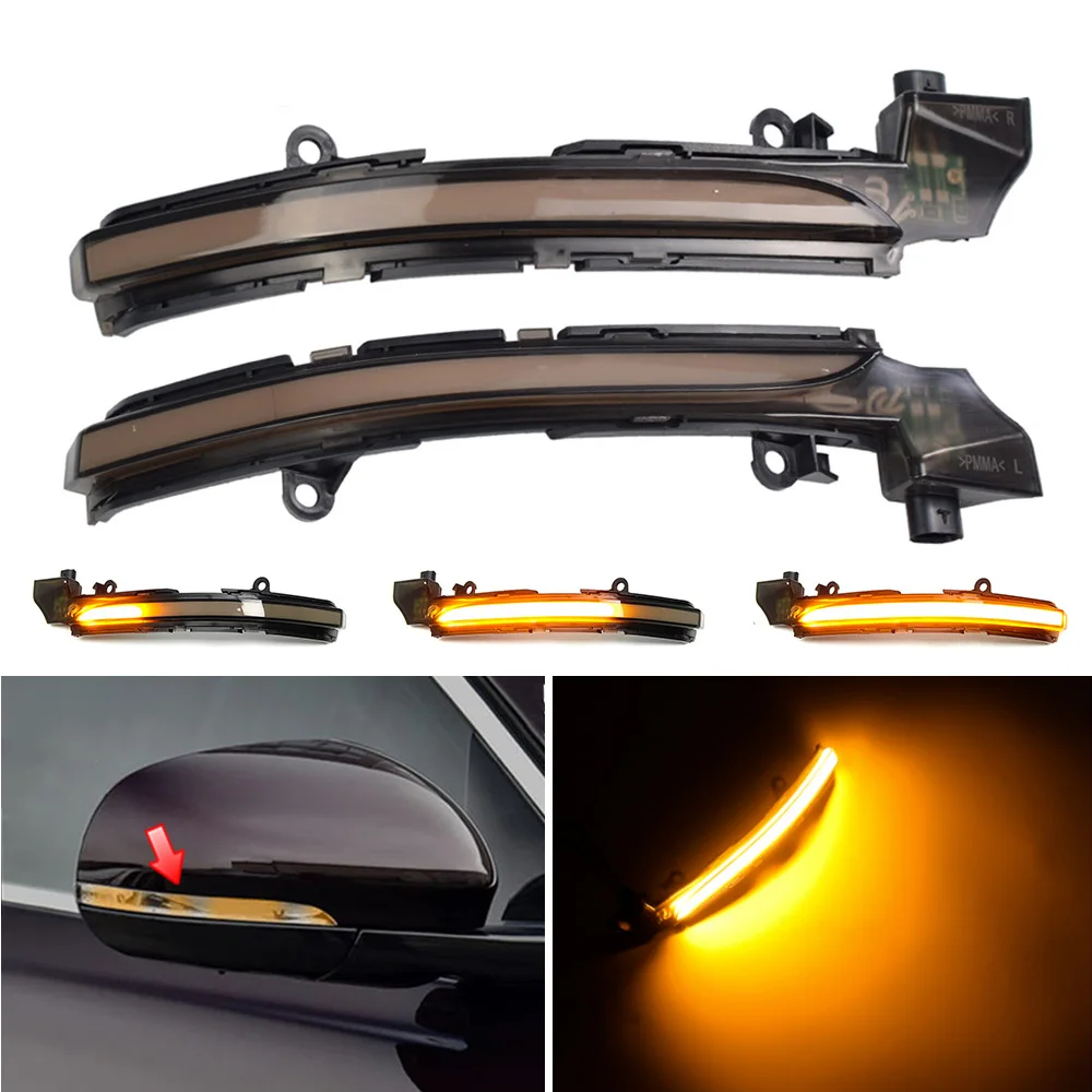 

For Jaguar XE XF XJ F-TYPE I-PACE 2015-2020 LED Reverse Mirror Light Dynamic Turn Signal Car Rear View Cover Side Indicator Lamp