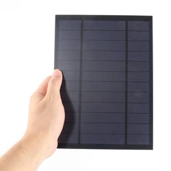 Pannello solare 6V 9V 18V Mini sistema solare fai da te per caricabatterie per telefoni cellulari batteria portatile 2W 3W 4.5W 6W 10W 20W cella solare