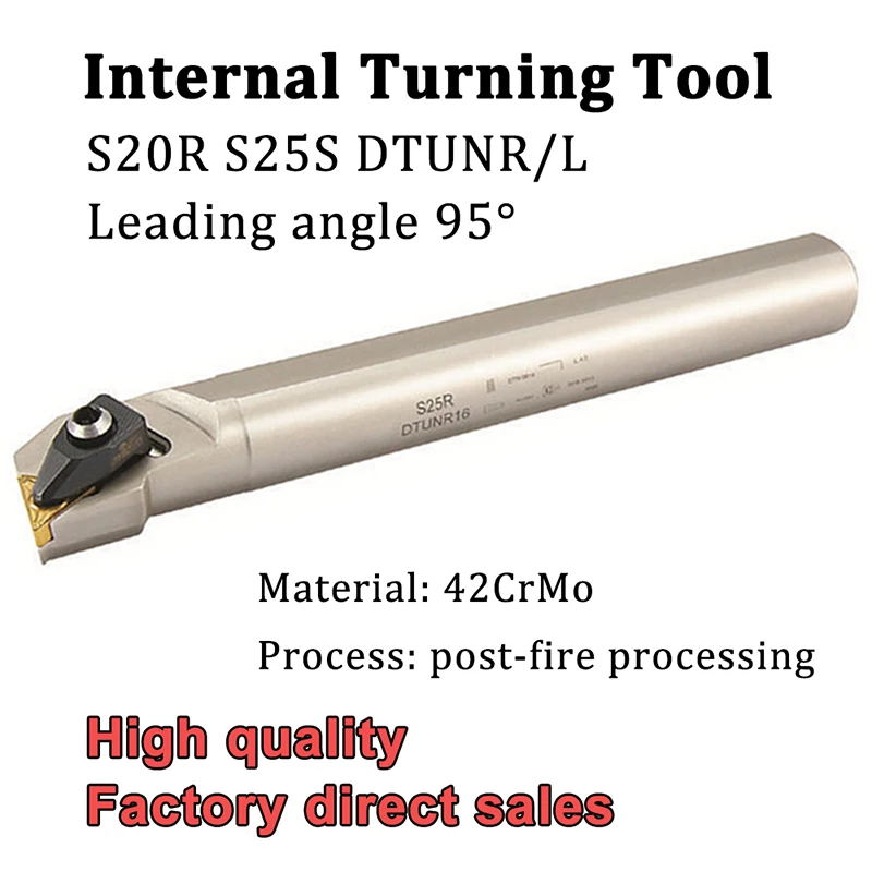 S20R DTUNR DTUNL 16 White Internal Turning Tool CNC Tool Holder For TNMG160404 TNMG160408 Carbide Inserts CNC Lathe Cutter Tools