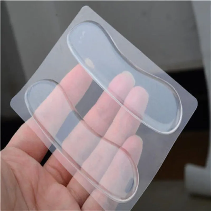 3 paia donne striscia tallone bastone cura dei piedi solette inserti cuscinetti in Gel di Silicone per scarpe fodera per piedi protezione tacchi alti