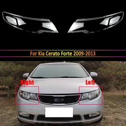 Car Headlight Lens For Kia Cerato Forte 2009 2010 2011 2012 2013 Car Headlamp Lens Replacement Auto Shell Cover