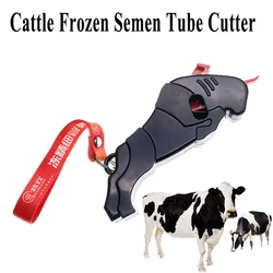 1PCS Cattle Cow Frozen Semen Tube Cutter Frozen Sperm Catheter Cutting 0.25ml 0.5ml Scissor Plastic Artificial Insemination Tool