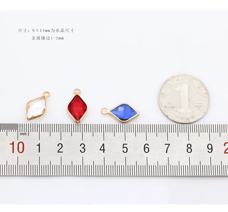 12p9x14mm Leaf Faceted Crystal Framed high quality crystal connector for Handmade necklace earrings bracelet jewelry accessories