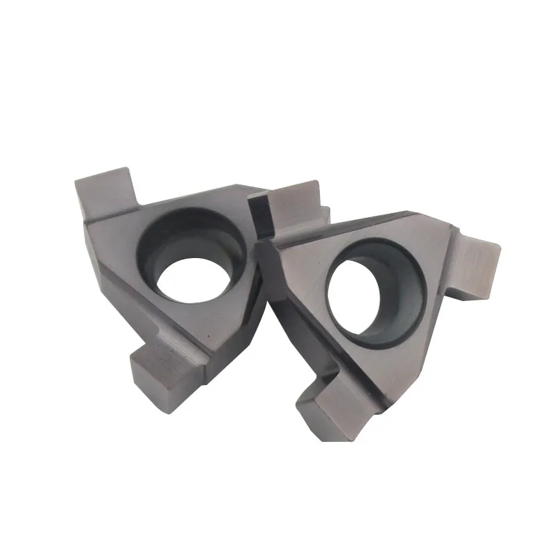LS TOOLS-herramientas de torneado, insertos de carburo 16TER 16TNR 1mm 2mm 3mm, insertos de hoja de acero, Metal, herramientas de torneado de ranurado externo