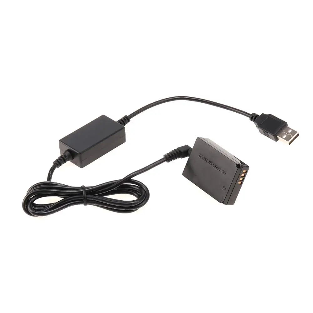LP-E12 Dummy Battery Plate DC Couple 5V 2A Cable For Canon EOSM M2 M10 M50 M100 M200 view 4