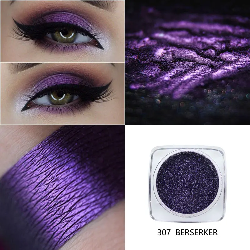 PHOERA Eyeshadow Brilliant Shadows Eye Brightener Pallet Long-lasting Waterproof Cosmetics Shimmer Mono Eyeshadow Powder TSLM2