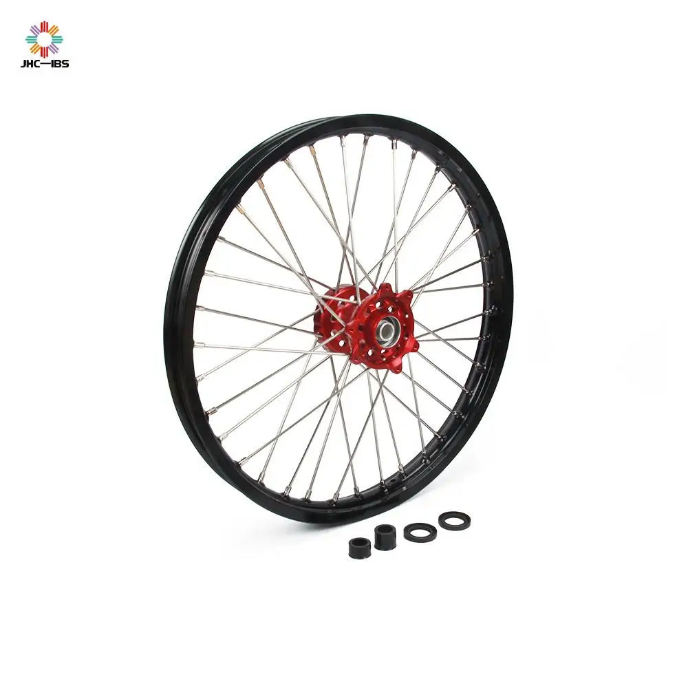 Front Rear 21*1.6 17*3.5 Wheel Rims Complete Hub 36 Spokes for Honda CR 125 CR 250 02-13 CRF 250R CRF 450R 250X 04-13 Supermoto