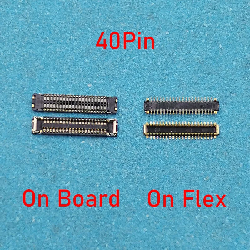 

20-50Pcs 40pin LCD Display FPC Connector For Xiaomi Redmi Note 8 7/Note7/Note8/Note 7 Pro/Note 8 Pro Screen Plug On Motherboard