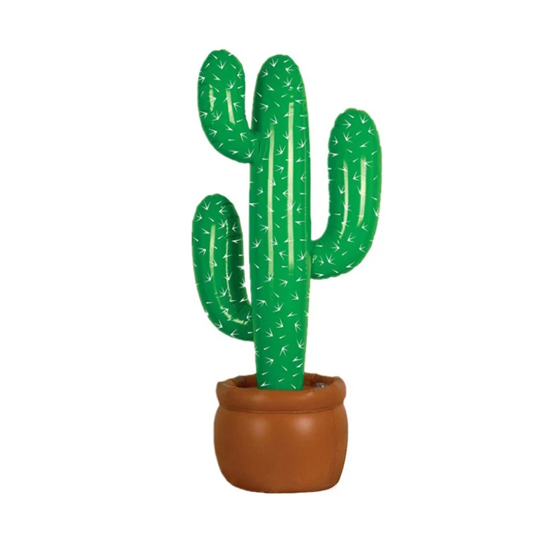 

50pcs Inflatable Cactus Blow Up Kid Toy Birthday Summer Pool Party Decor Cactus Tree Inflatable Cactus Prop