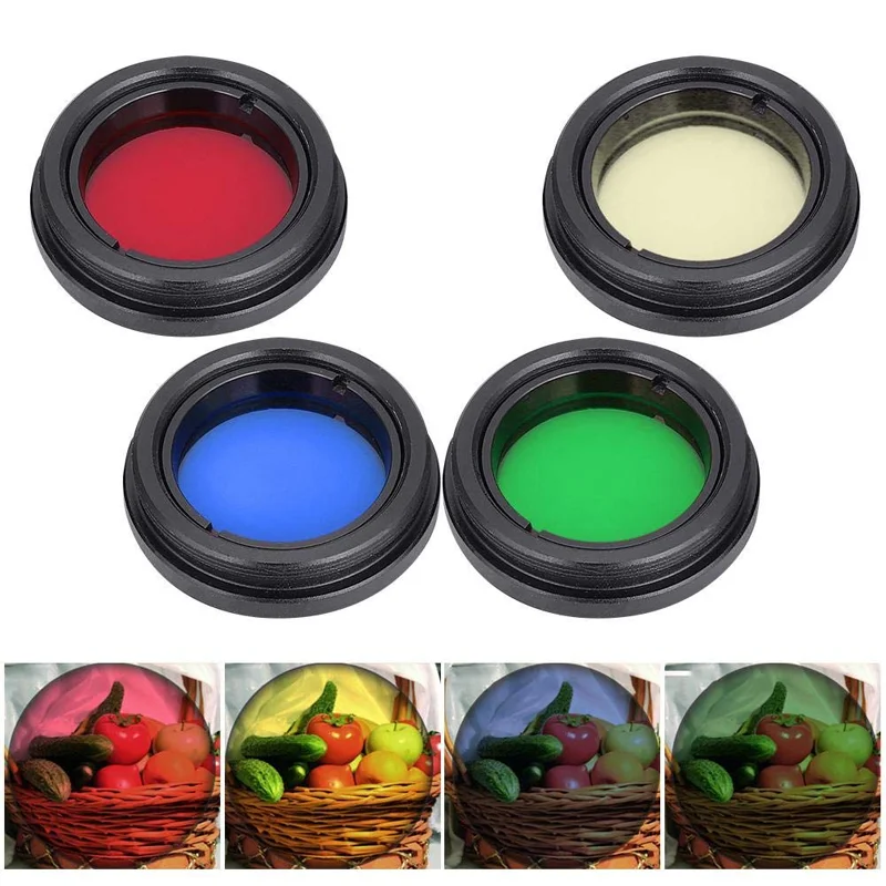 Telescope Sun Moon Planet Filtet Eyepieces Filters for Enhancing Definition Resolution 0.965 Inch