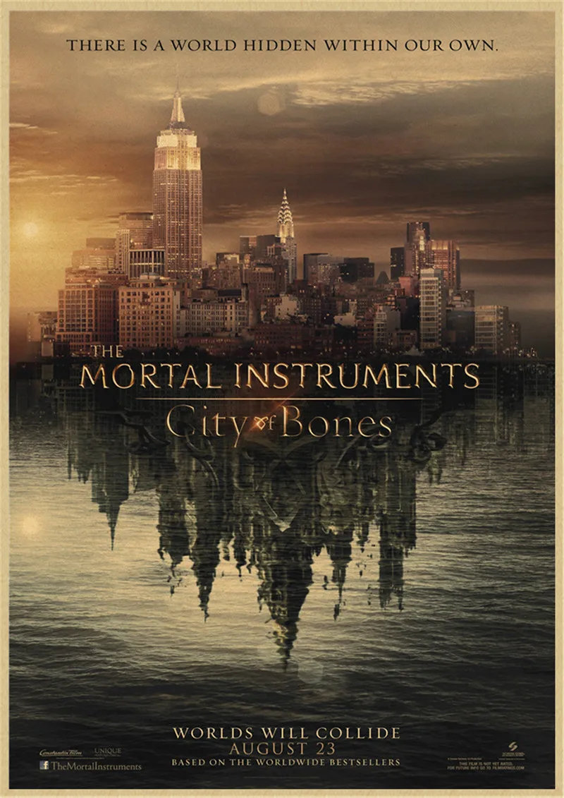 Shadowhunters The Mortal Instruments Kraft Paper Posters Art Painting Wall Pictures For Living Room Decoration Home Decor