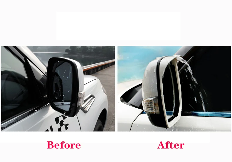 For Nissan Patrol Y62 Armada 2013 2014 2015 2016 2017 2018 2019 2020 Accessories Rear-view Side Mirror Cover Trim Rain Visor