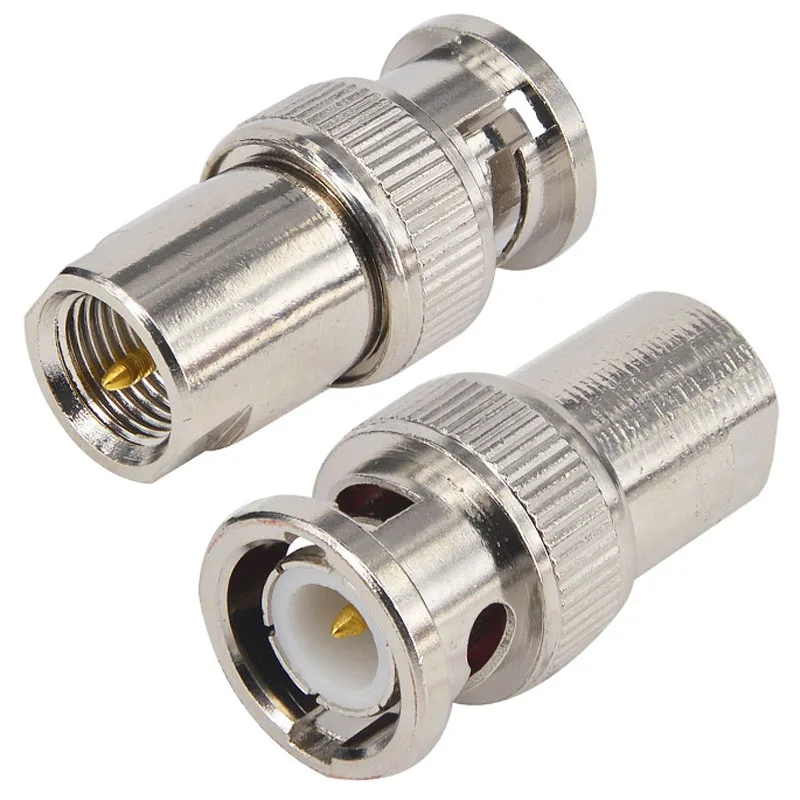 1 Piece Adapter Connector BNC F TV to TNC / F TV / FME / IEC PAL DVB-T / MCX / SMB Male Plug & Female Jack RF Coaxial