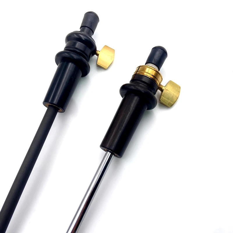 1pc best quality Scalable Carbon fiber cello end tail 4/4 3/4 1/2 1/4 Stretch Shrink Freely ebony cello endpin,Cello accessories