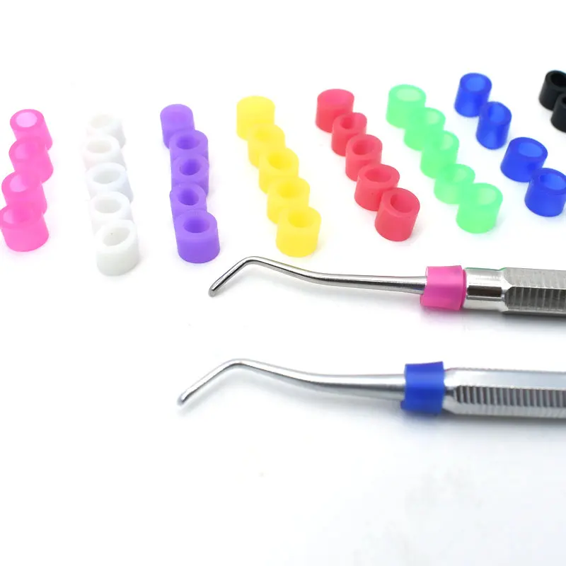 

160pcs Instrument Code Ring Multi-Color Autoclavable Universal Dental Orthodontic Instrument Color Code Rings