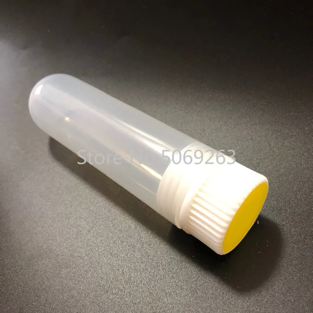 10pcs/lot 30ml Plastic Tube Inner Spiral Cover with Silicone Gasket Flesjes Plastic Centrifuge Tube Sample Tube Vial