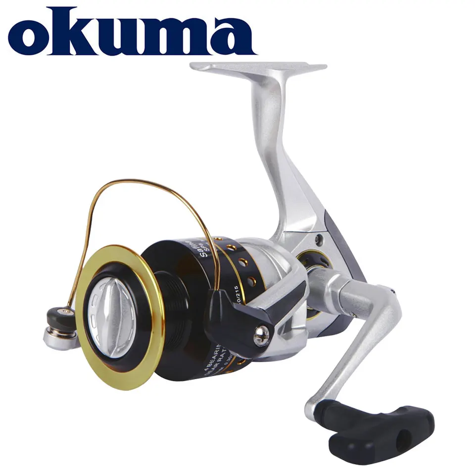 OKUMA Original Fishing Reel Safina Pro Spinning Reel 6bearings 5.0:1/4.5:1 Ratio 4KG-8KG Power Corrosion-resistant graphite body