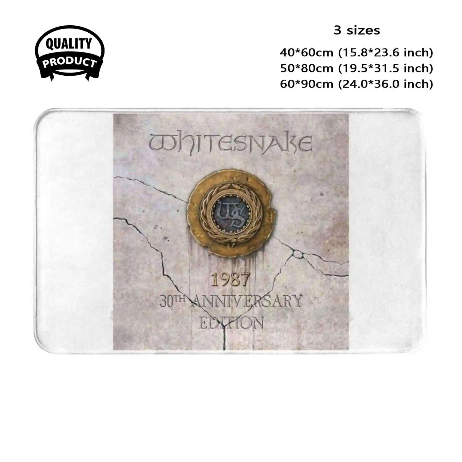 Whitesnake Adalah Ular Putih Loh Soft Cushion Home Carpet Door Mat Car Rug Whitesnake Adalah Ular Putih Loh