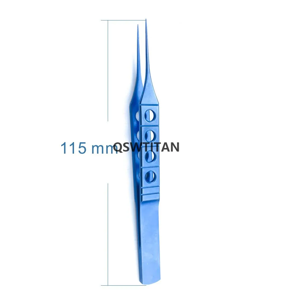 티타늄 스트레이트 묶는 포셉 1 개, 115mm 안과용 눈 수술 도구