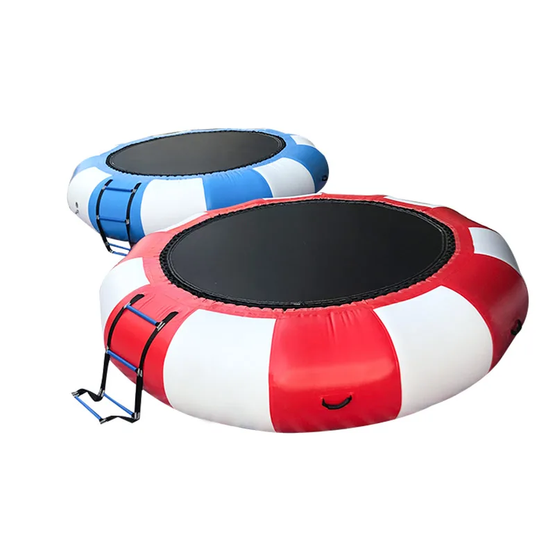 Trampolín de agua inflable serie Splash acolchado rebotador de agua salto inflable trampolín de agua plataforma de natación de rebote para deportes