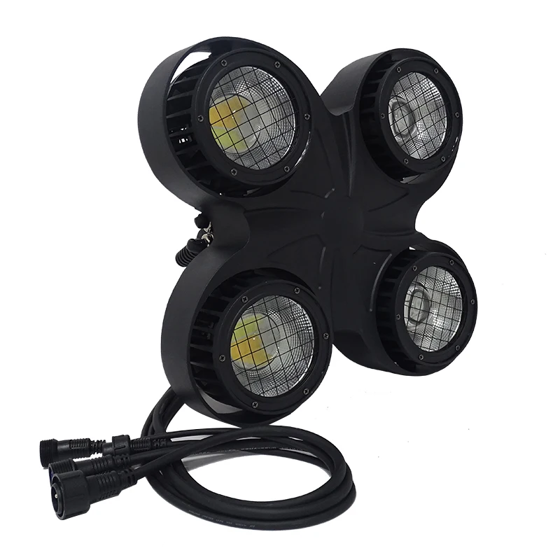 Imagem -06 - Luz de Público 4x100w à Prova Dágua Cob Dmx512 Led Olhos Luz Fria Branca Quente Fria e Quente Iluminação para Palco Casamento