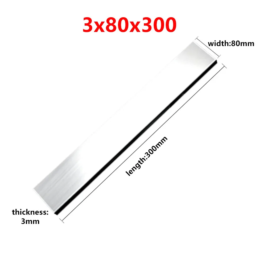 3x20x300 3*35*300 3x40x300 3*60*300 3x80x300 3*100*300 High Speed Steel White Steel Bar 3mm CNC Lathe Tools 300mm Turning Insert