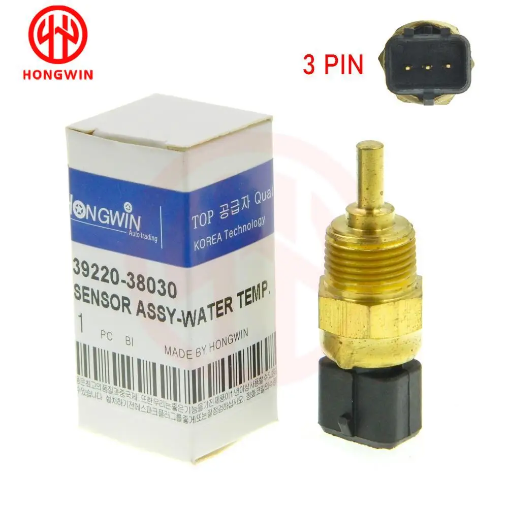 Czujnik temperatury płynu chłodzącego do Hyundai FOR Kia Motor 2000-15 39220-38030, 3922038030 ,39220 38030,39220-38020, 3922038020
