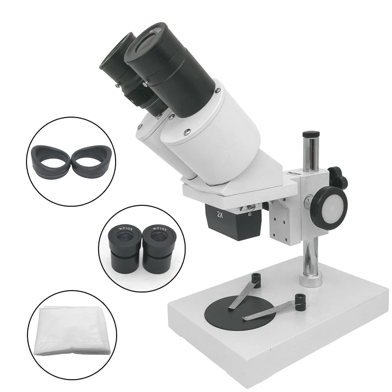 Imagem -03 - Binocular Microscópio Estéreo Microscópios Industriais Microscópio de Solda para Smart Phone Repairing Tool 10x 20x 30x 40x