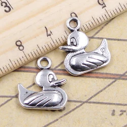 10pcs Charms duck quacker 19x16mm Tibetan Bronze Silver Color Pendants Antique Jewelry Making DIY Handmade Craft