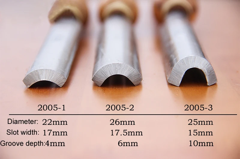 Halbkreisförmiges Drehwerkzeug für Holzbearbeitung, rund, HSS, handgehalten, für Hartholz – Detail 2